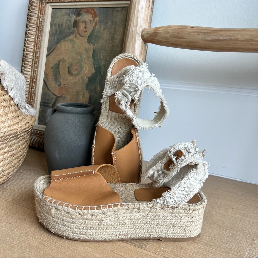 Zara Women's Tan Espadrilles - Picture 2 of 12